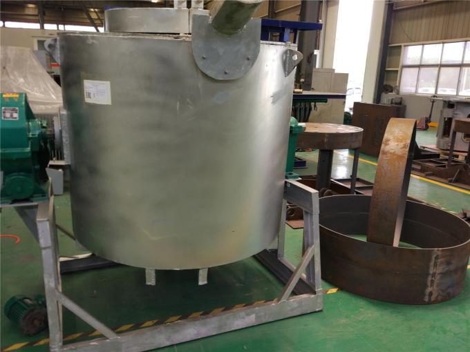 Aluminum Copper Crucible Melting Furnace , Ingot Producing Electric
